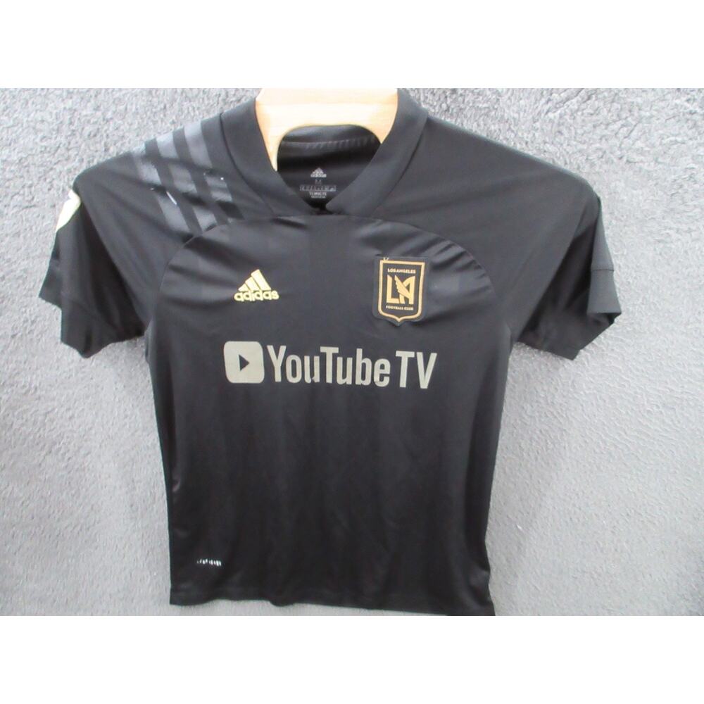 Adidas Carlos Vela Los Angeles LAFC 2021 Home MLS Black Gold Soccer Jersey